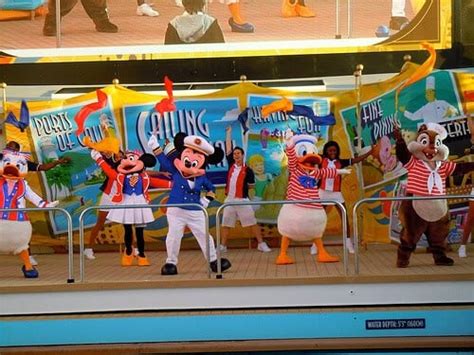 Disney Dream Sail Away Party Celebrates Christening Cruise With Character Inside The Magic