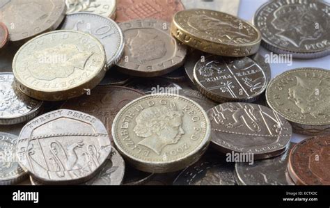 Current British Coins Hi Res Stock Photography And Images Alamy