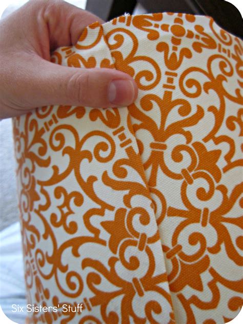 DIY Fabric Lampshade Recover Tutorial | Six Sisters' Stuff