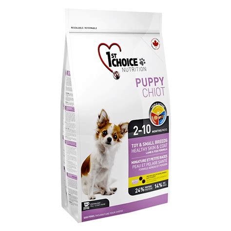 1st Choice Puppy Toy and Small Breeds Healthy Skin & Coat 2,72 кг корм ...