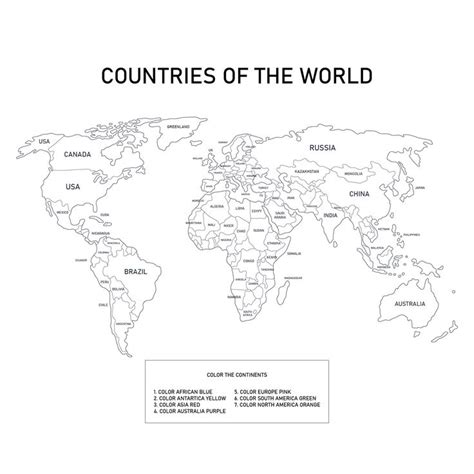 Parts Of A Map Worksheet World Map Printable World Map Coloring Page