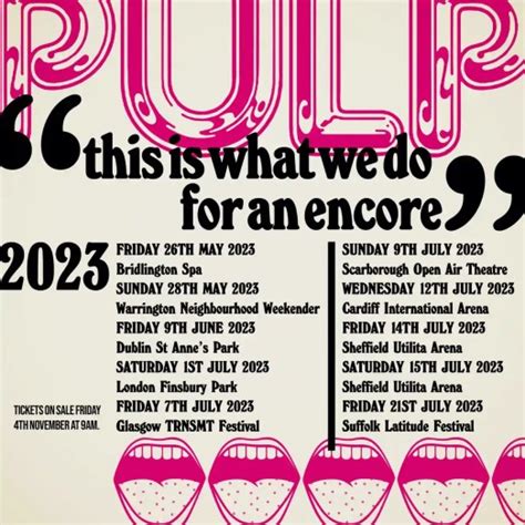 Pulp announce reunion tour for 2023 | TheFestivals