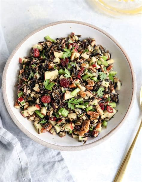 Wild Rice Salad With Orange Vinaigrette Detoxinista