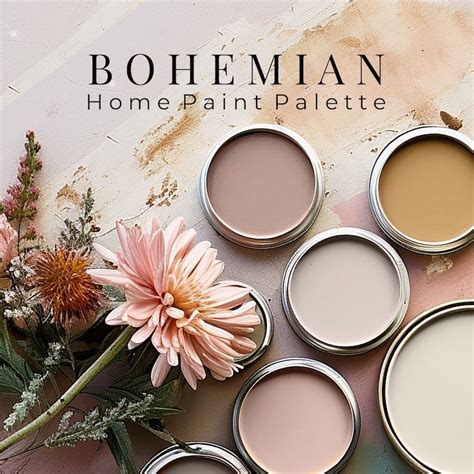 Bohemian Home Paint And Color Palette Sherwin Williams Etsy Paint