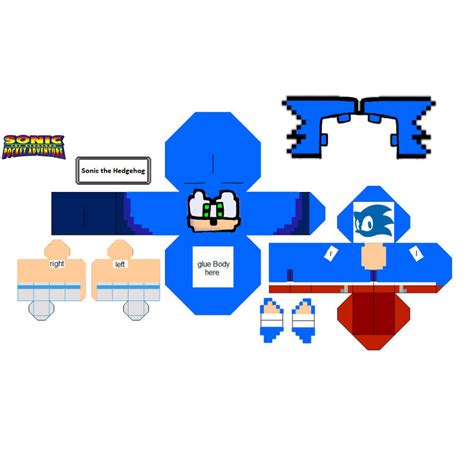 1999 Sonic Pocket Adventure Papercraft By Jpmcqueen On Deviantart