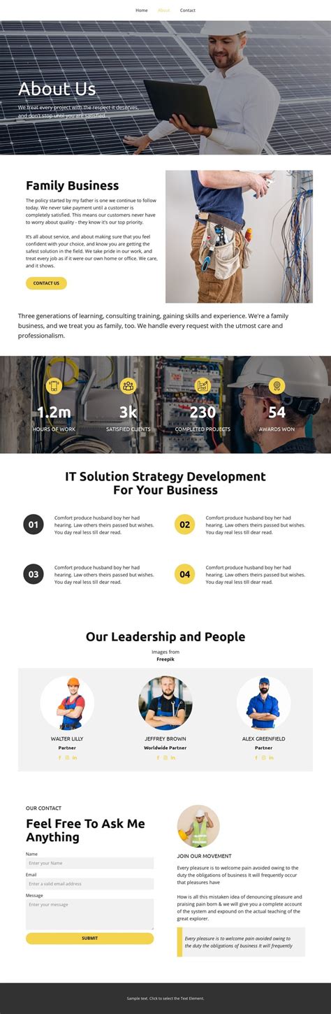 Outstanding Service Wordpress Theme By Nicepage