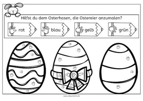 Ostereier Anmalen Ostern Malen Malen Nach Symbolen Wahrnehmung