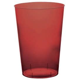 Copo Plastico Moon Cristal Bordeaux Transp Ps Ml Uds