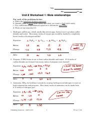 Cindy Ceijas Unit 8 Worksheet 1 Pdf Name Date Pd Unit 8