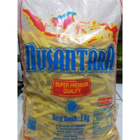 Jual Kerupuk Potato Premium Merek Nusantara Kemasan 1kg Shopee Indonesia