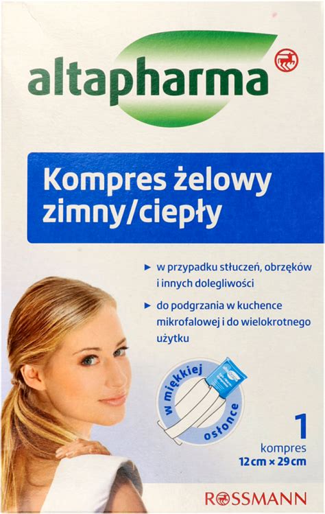 ALTAPHARMA kompres żelowy zimny ciepły 1 szt Drogeria Rossmann pl