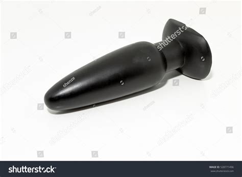 Black Plug Dildo On White Background Stock Photo Shutterstock