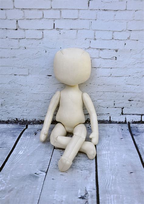 Pdf Cloth Doll Pattern 14 Soft Doll Pattern Etsy