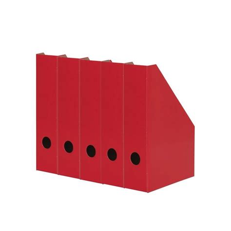 LandrÉ 400170044 Landre Lot de 5 porte revues en carton robuste