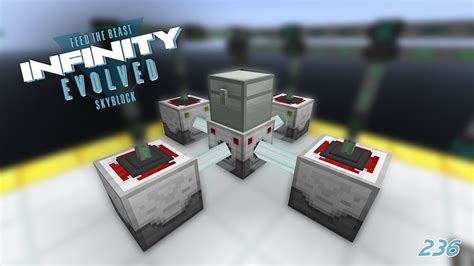 Der Laser Drill Ftb Infinity Evolved Skyblock Youtube