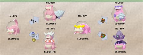 Slowking Evolution Chart