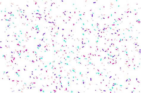 Premium Vector Colorful Sprinkles On A White Background