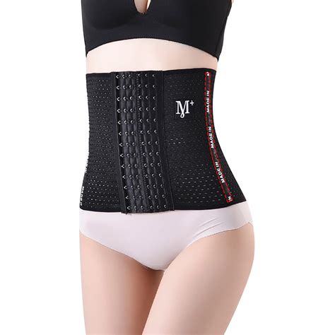 Yolmart Breathable Waist Tummy Girdle Belt Sport Body Shaper Trainer Control Corset