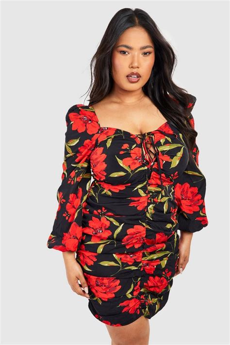 Ruched Dresses Ruched Bodycon And Midi Dresses Boohoo Uk