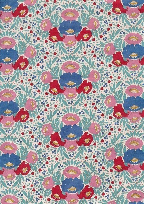 Tilda Fabrics Jubilee Autumn Bouquet Teal