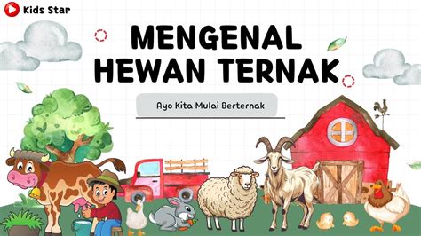 Belajar Mengenal Nama Binatang Bahasa Indonesia Inggris Hewan Ternak