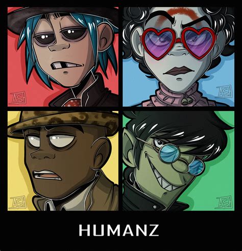 ArtStation - Humanz - Gorillaz + Speedpaint