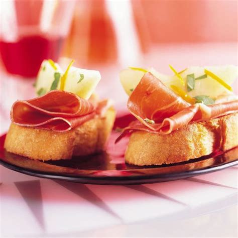 Recept Crostini Met Rauwe Ham En Gemarineerde Peer Recept Okoko