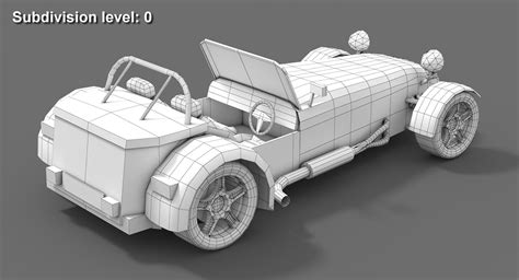 Caterham 자동차 팩 3d 모델 129 Max Free3d