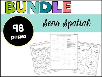 Sens Spatial G Om Trie Bundle Fiches Jeux Centres Test Corrig S Tpt