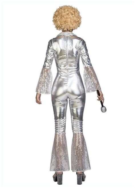 Silver S S Dancing Dream Disco Jumpsuit Super Trouper S S