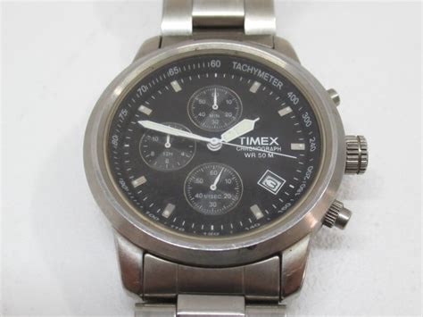 Timex Sr927w Cell 腕時計 クォーツ クロノグラフ デイト タイメックス 電池交換済み 65207タイメックス｜売買された