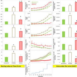 Time Course Of The Blood Glucose Top Serum Concentrations Of Insulin