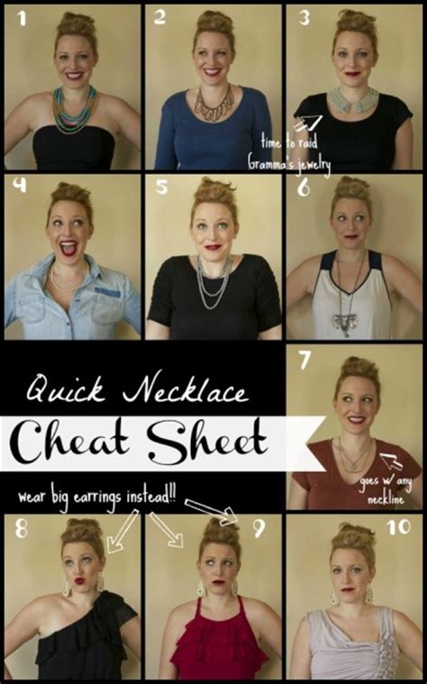 The Ultimate Necklace Guide To Match Necklines Bust Sizes And Prints