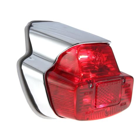 Rücklicht BOSATTA Antik groß 91014 91488 Glas rot Gehäuse