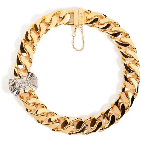 Emilio Pucci Chain Necklace Chunky Gold Chain Necklace