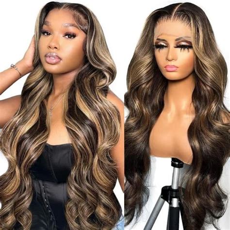 Perruque Femme Naturelle Br Silien Body Wave Human Hair Wig In Ombre