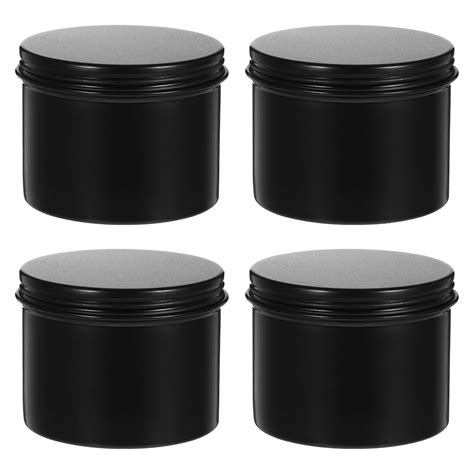 Nuolux Candle Tin Lids Tins Jars Cans Making Aluminum Containers Small