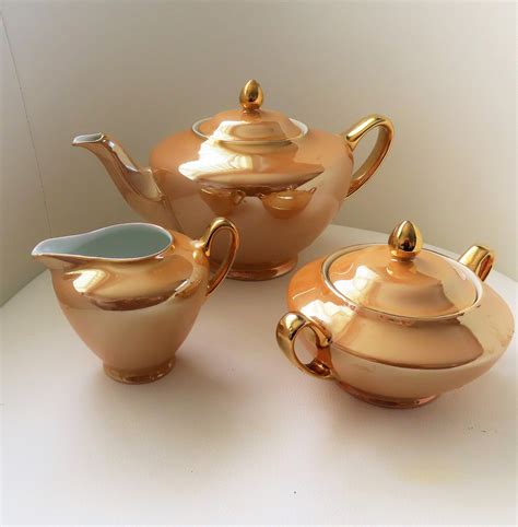 Tea Pot Set Tea Pot Milk Creamer Jug Sugar Bowl Tea Etsy