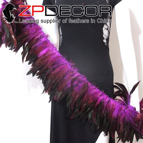 ZPDECOR Pluma De Gallo De 6 8 Pulgadas Plumas Schlappen De Gallo