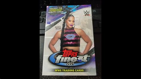 Topps Wwe Finest Hobby Box Break Youtube