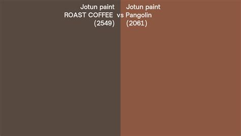 Jotun Paint Roast Coffee Vs Pangolin Side By Side Comparison