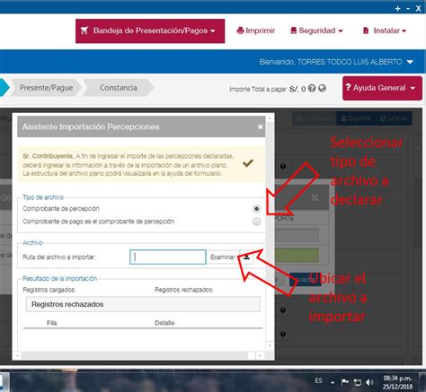 Macro Declara Facil Percepciones Y Retenciones SUNAT Aplicaciones