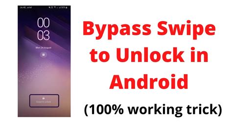 How To Bypass Swipe To Unlock In Android Disable Swipe To Unlock