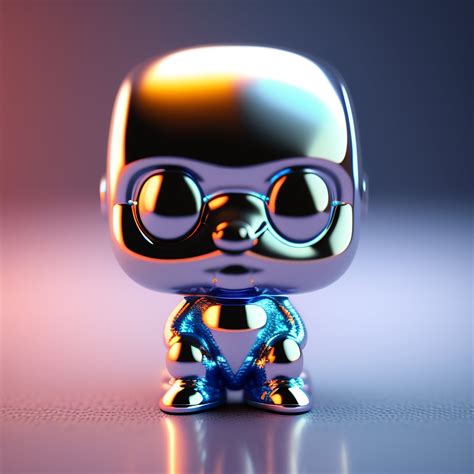 Lexica Intricate Portrait Of 3d Render Of Funko Pop Of Silver Surfer