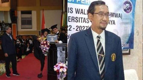 Pantas Prof Widodo Jabat Kaki Elo Kusuma Alfred Mandeville Saat Wisuda