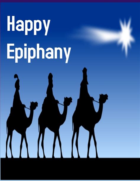 Copy Of Happy Epiphany Postermywall