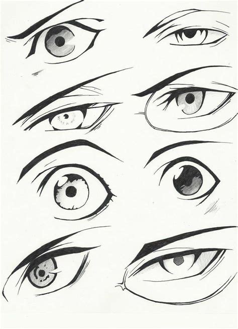 Male eyes | Anime eye drawing, How to draw anime eyes, Manga eyes
