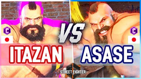 Sf6 🔥 Itazan Zangief Vs Asase Zangief 🔥 Street Fighter 6 Youtube