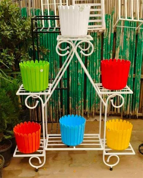 Mild Steel Flower Pot Stand At Rs 1600 Metal Flower Stand In Gurugram