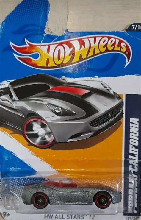 Embalagem Danificada Hot Wheels All Stars Ferrari California Universo Hot Wheels